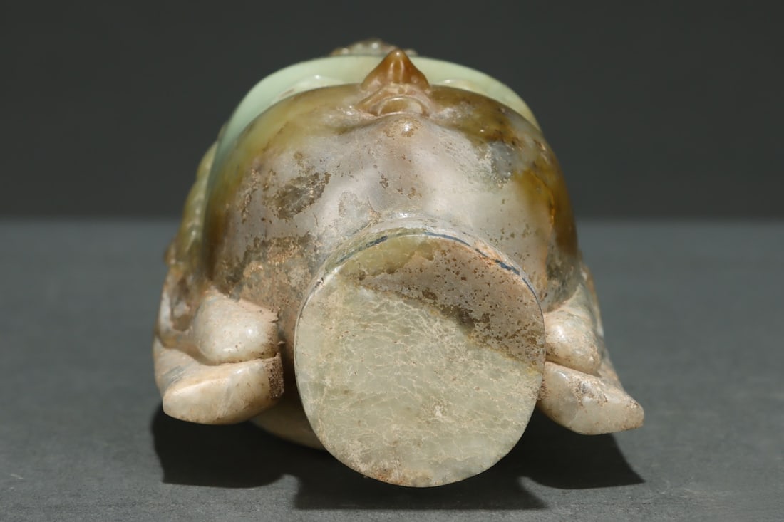 An Exquisite White Jade Buddha head - 9