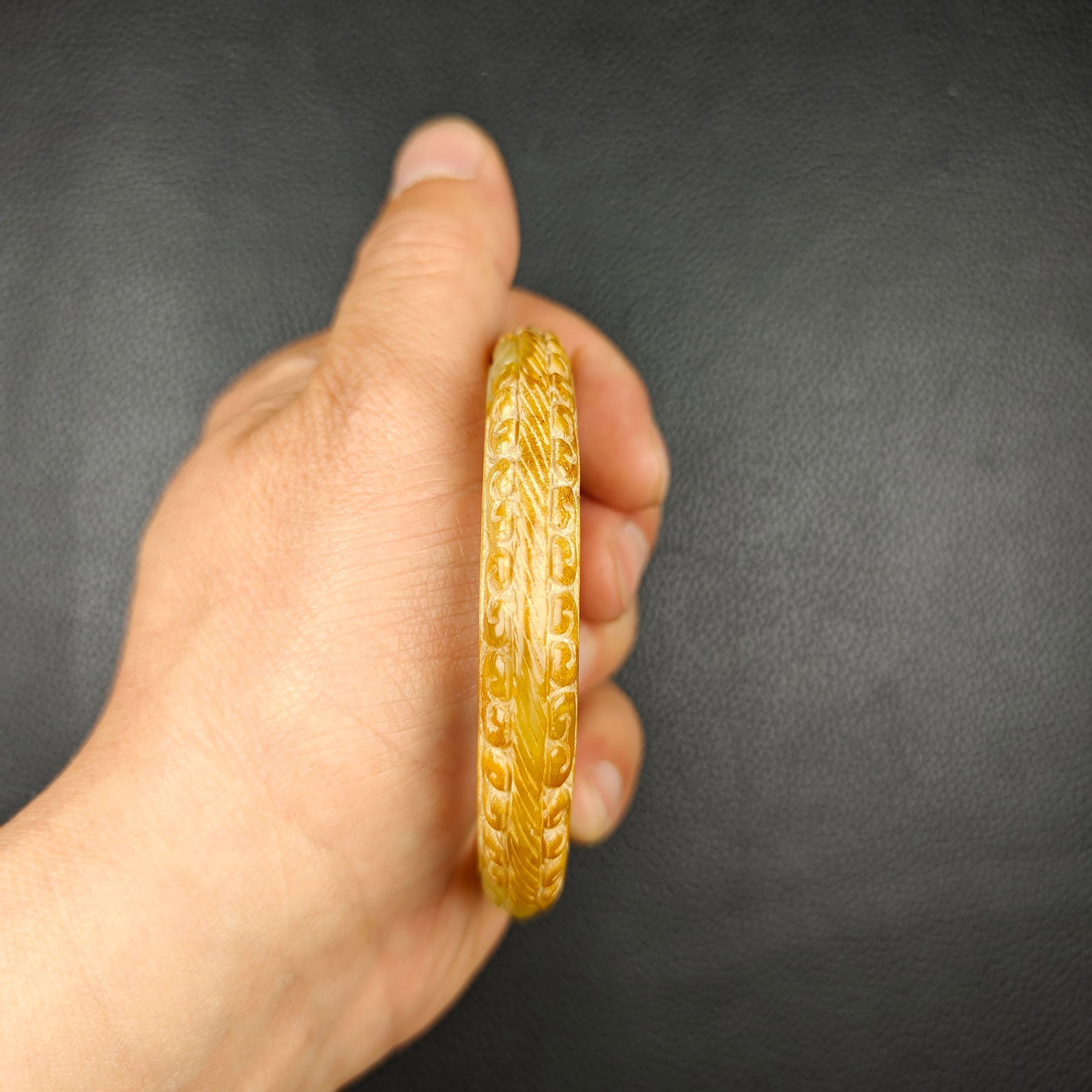 An Exquisite White Jade Bracelets - 5