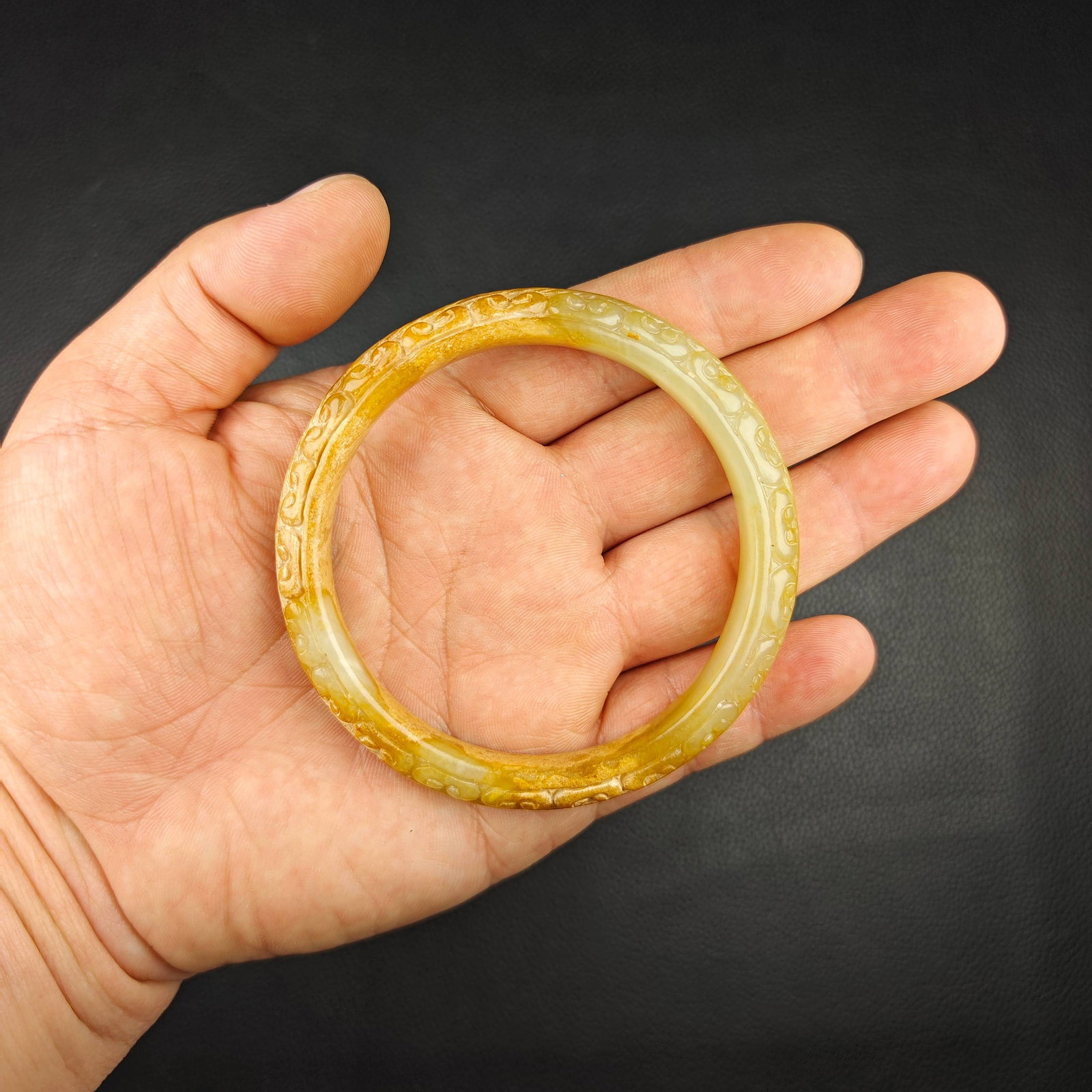 An Exquisite White Jade Bracelets - 6
