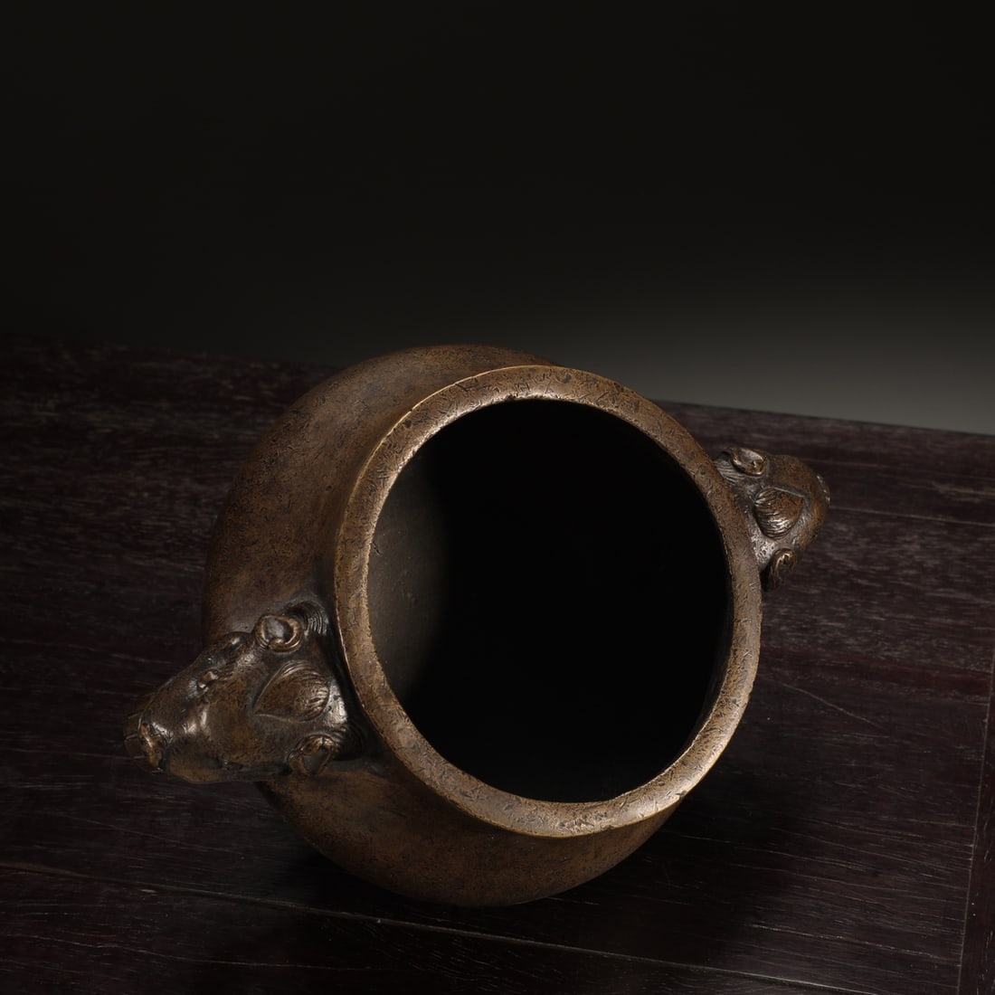 An Exquisite Bronze Double-Ears Censer - 4