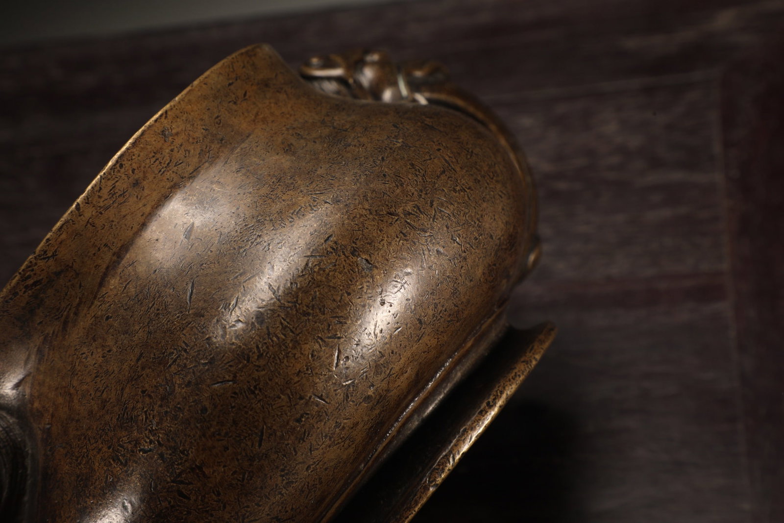 An Exquisite Bronze Double-Ears Censer - 7