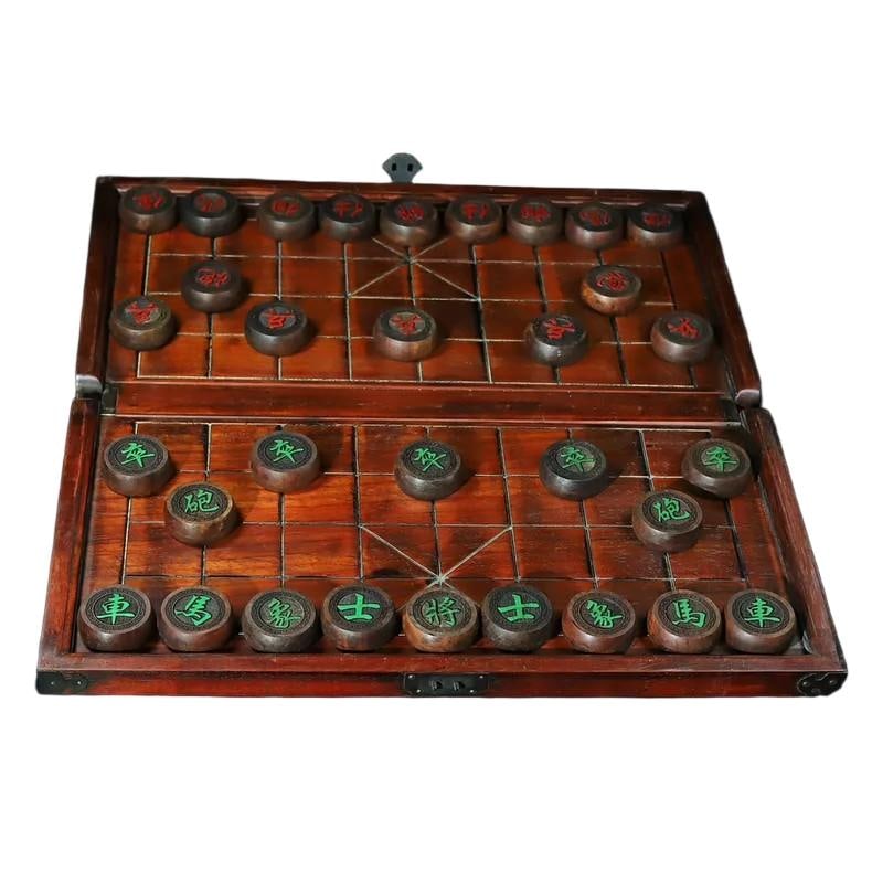 A beautiful late Qing dynasty rosewood chess set (1 of 9)