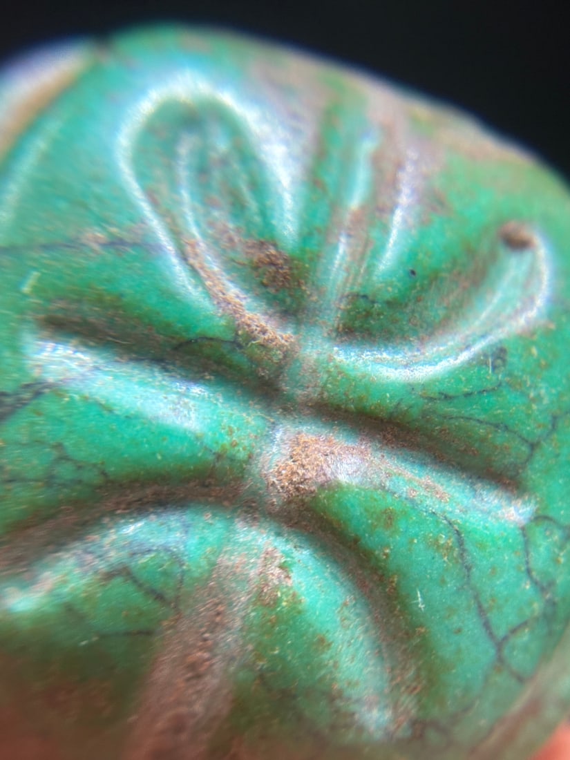 A beautiful Han Dynasty pine stone turtle shell - 7