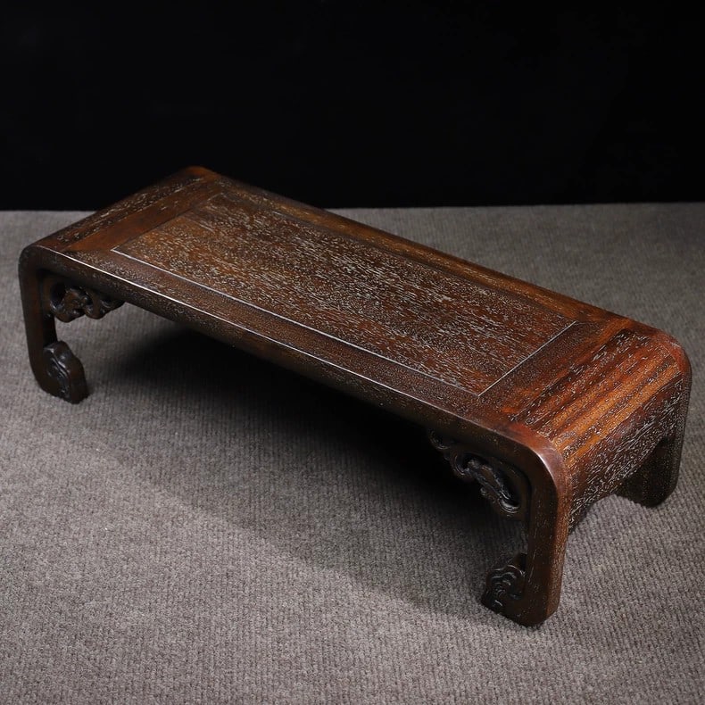 A beautiful late Qing rosewood tea table (1 of 9)
