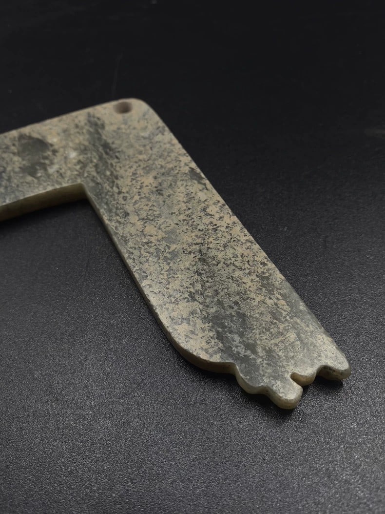 A beautiful Sengoku jade tablet - 7