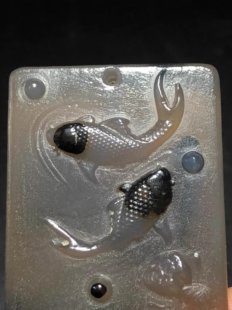 A fine Ming dynasty agate plaque - 3