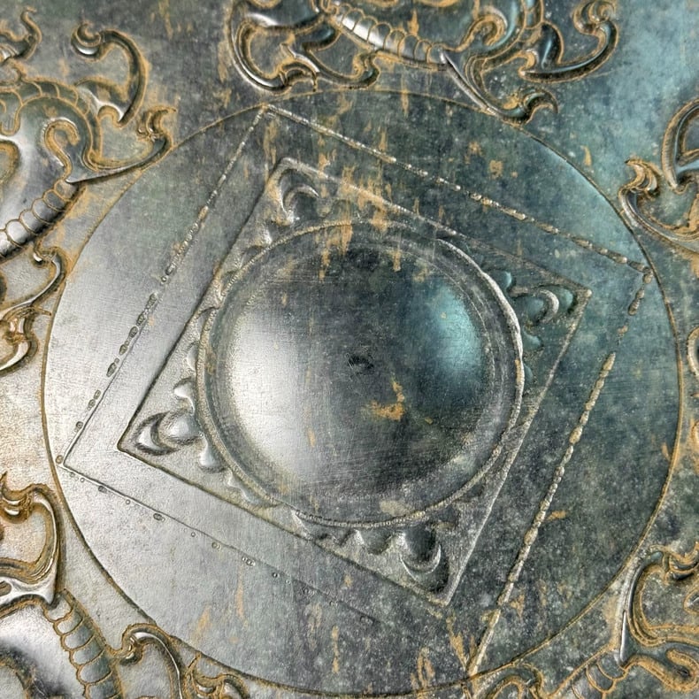 A beautiful Han dynasty jade jade wall - 5