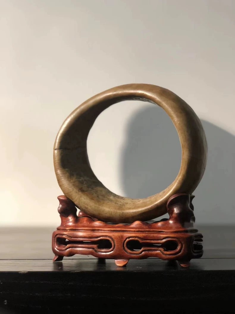 A beautiful Ming Dynasty bluestone cave ornament - 3