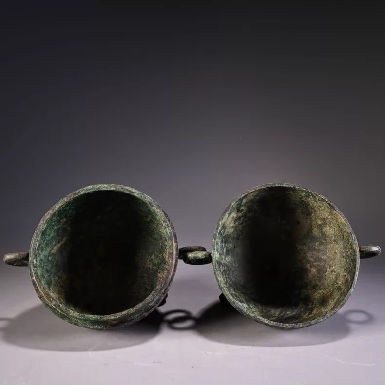 A fine Han Dynasty bronze spherical ware ware - 9