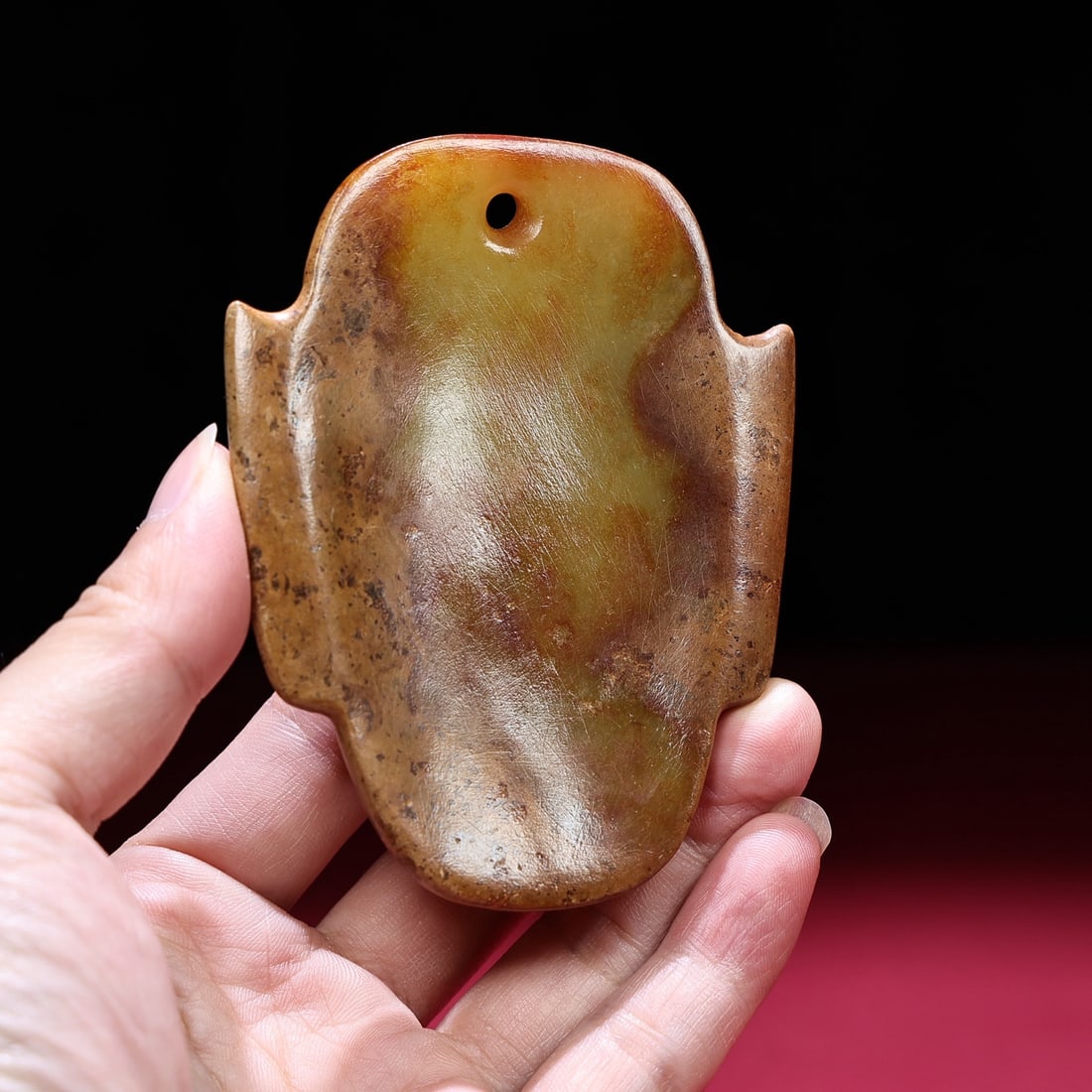 An Exquisite White Jade Figure Pattern Ornament - 3