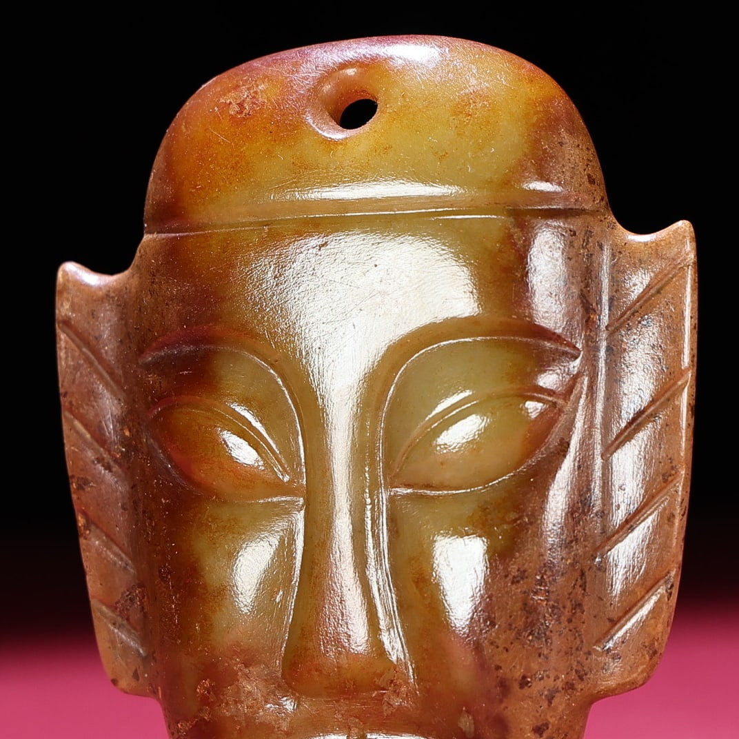 An Exquisite White Jade Figure Pattern Ornament - 6