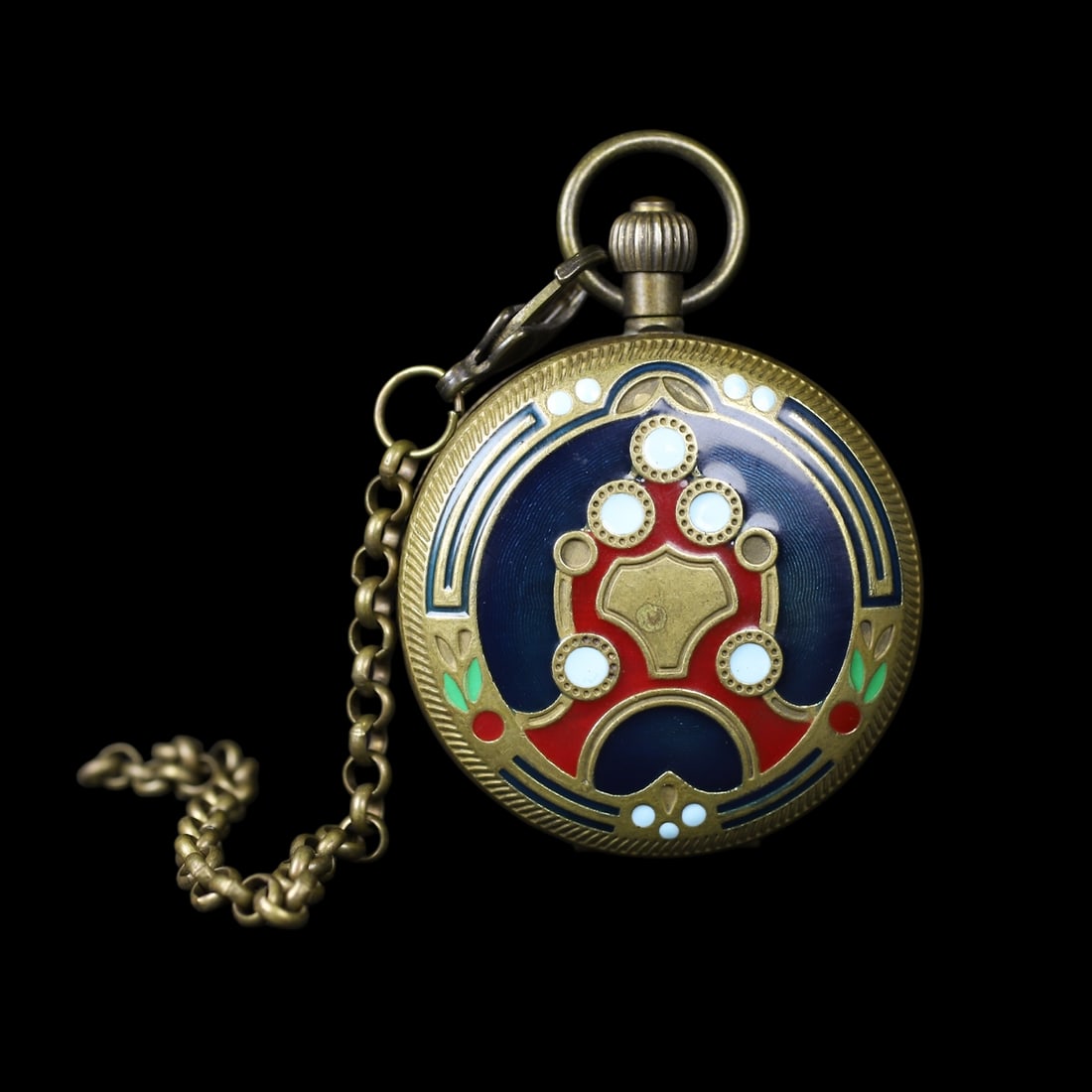 An Exquisite Bronze Pocket watch: An Exquisite Bronze Pocket watch Qing Dynasty, China Size:5.5cm (The Dimensions Of All Batches Are Manually Measured.If You Need More Detailed Information, Please Contact Our Customer Service Before B