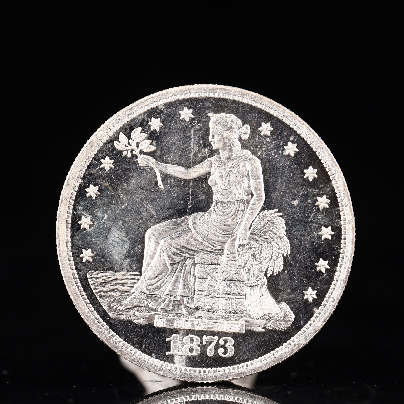 USA Trade Dollar 1873 Coin (1 of 2)