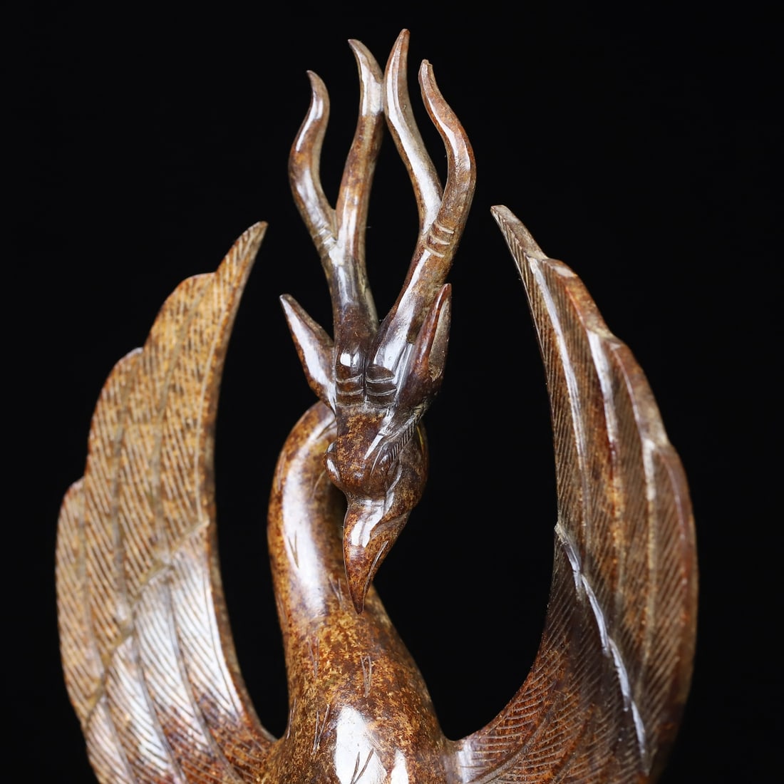 An Exquisite White Jade Phoenix Ornament - 5