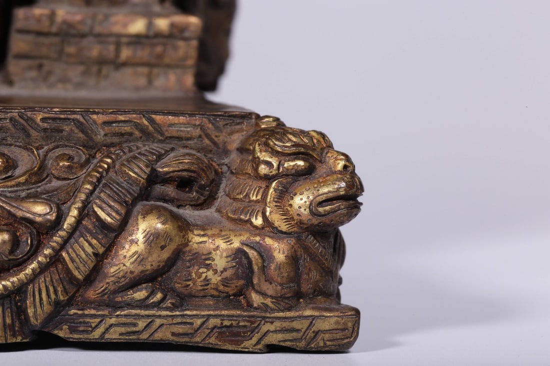 An Exquisite Gilt Bronze Niche - 5