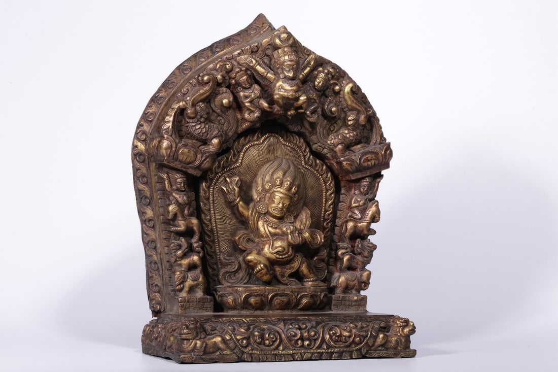 An Exquisite Gilt Bronze Niche - 6
