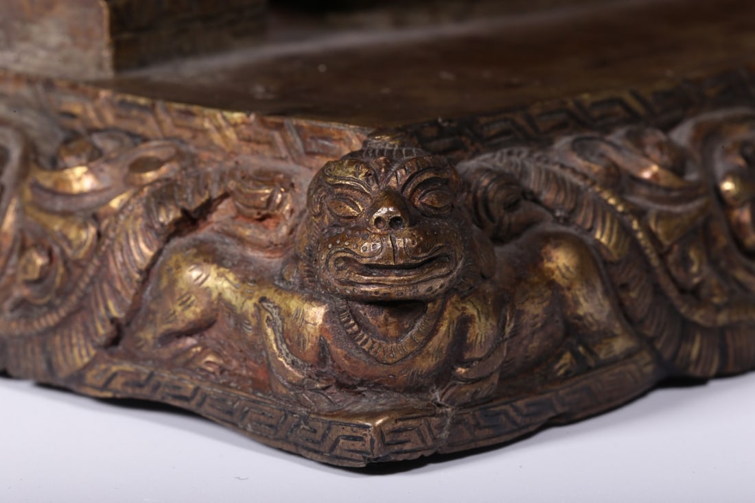 An Exquisite Gilt Bronze Niche - 8