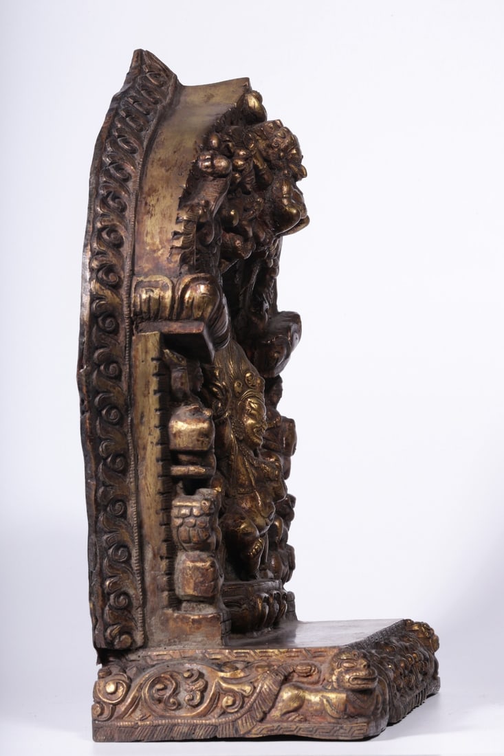 An Exquisite Gilt Bronze Niche - 9