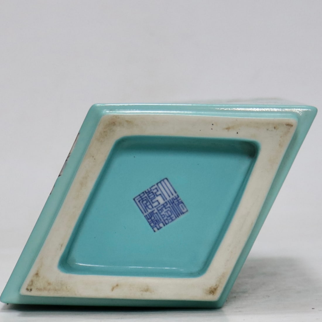 An Exquisite Green Glazed Pomegranate Pattern Vase - 7