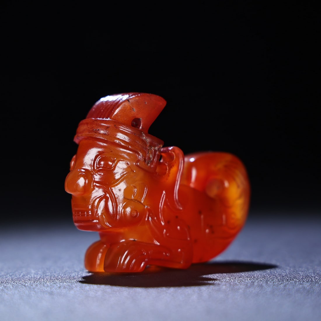 An Exquisite Agate Figure Hand Piece - 5