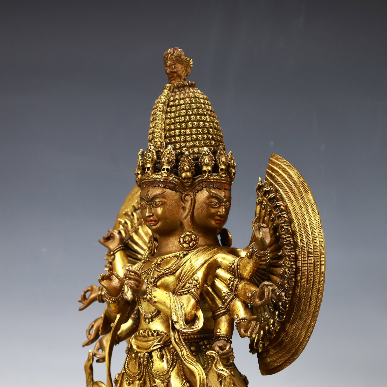 A Exquisite Gilt Bronze Buddha statue - 5