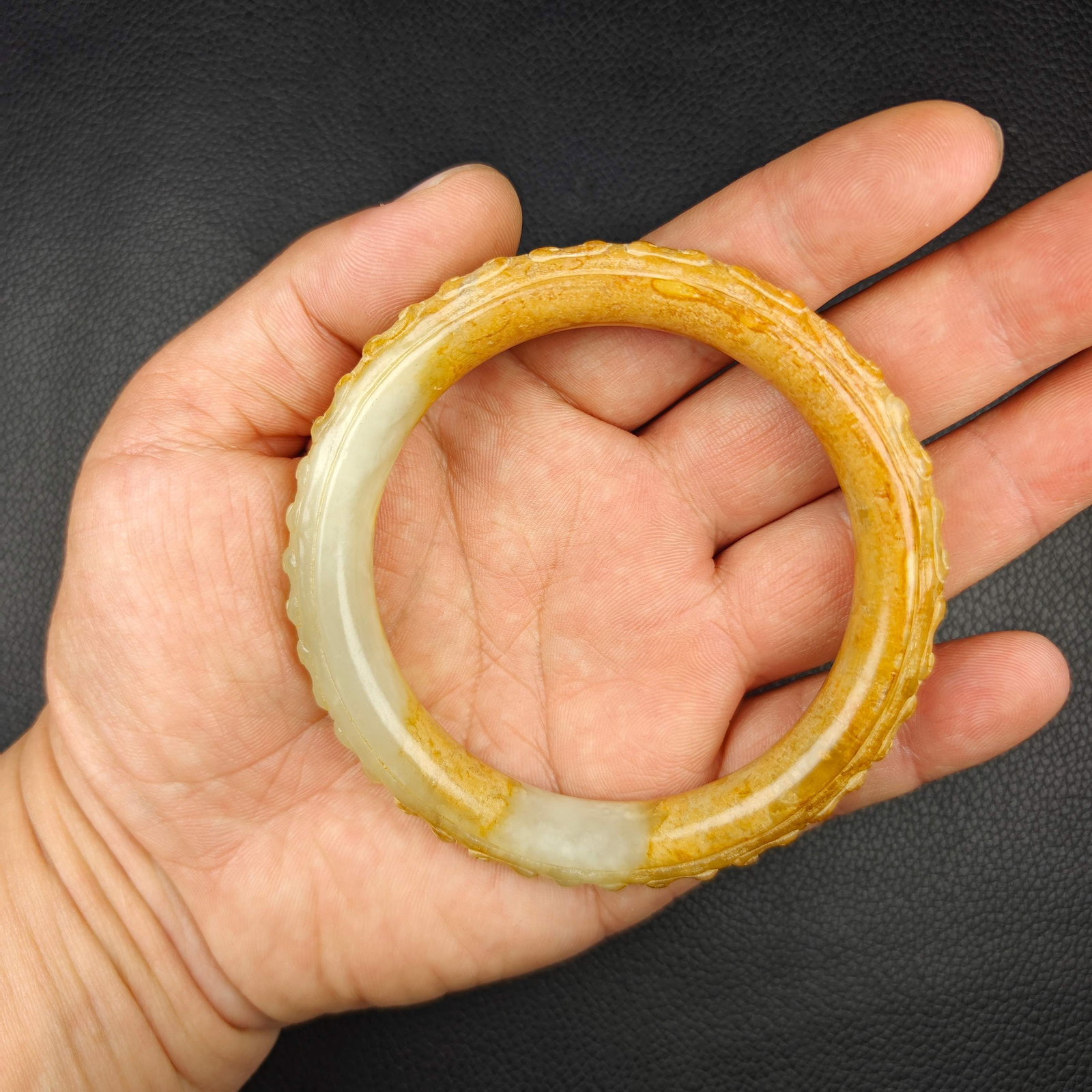 An Exquisite White Jade Bracelets - 5