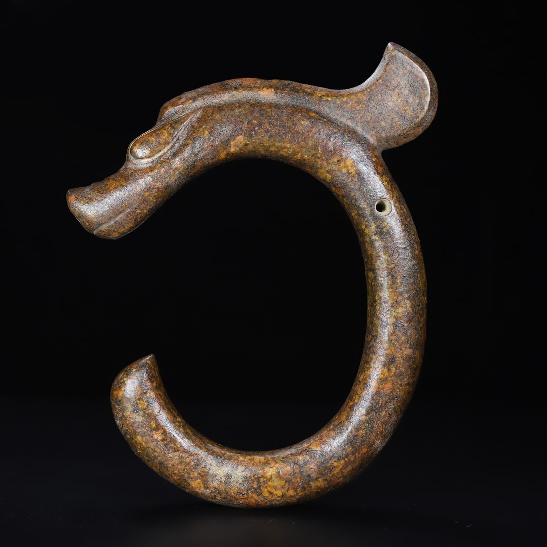 An Exquisite Hemo Jade Dragon - 3
