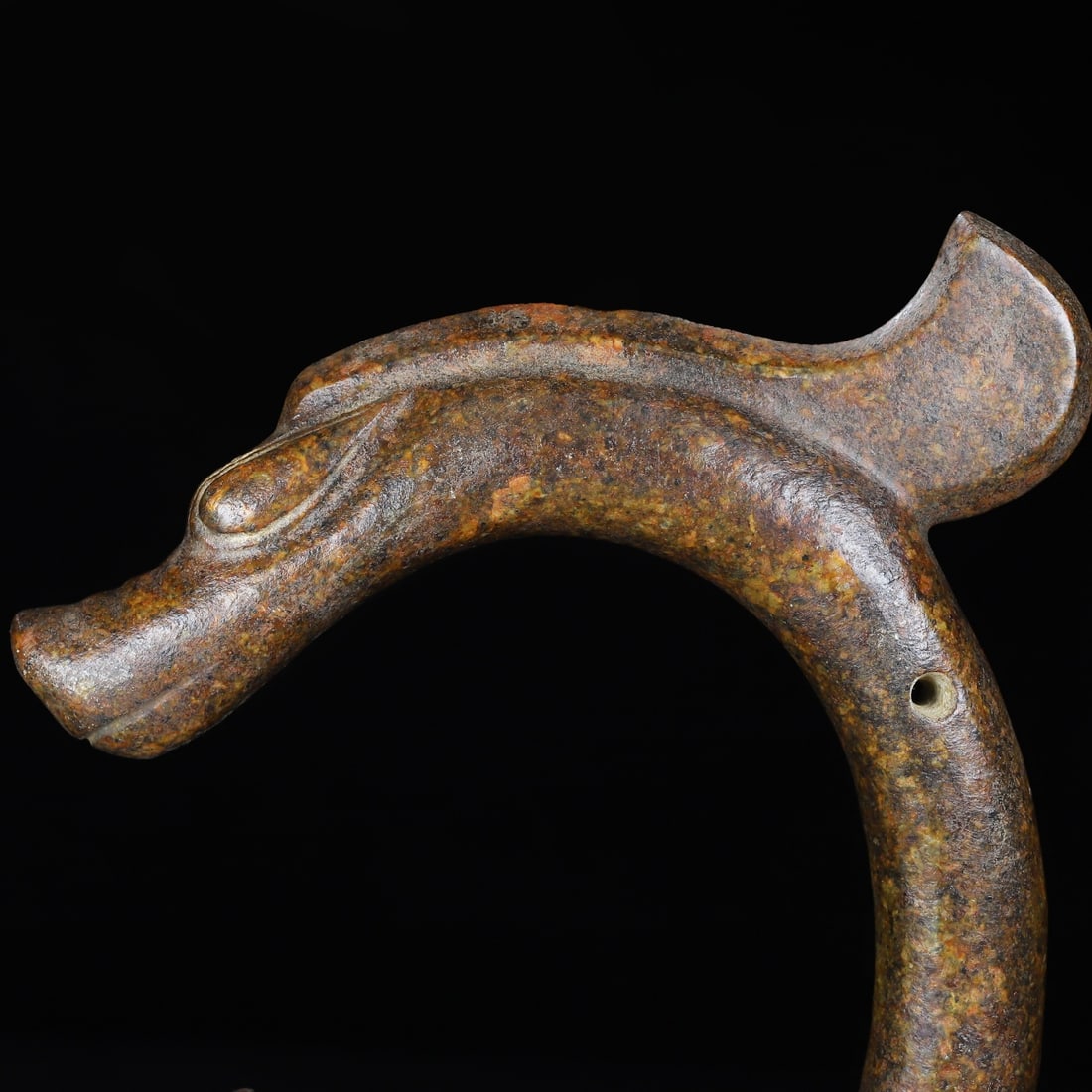 An Exquisite Hemo Jade Dragon - 4