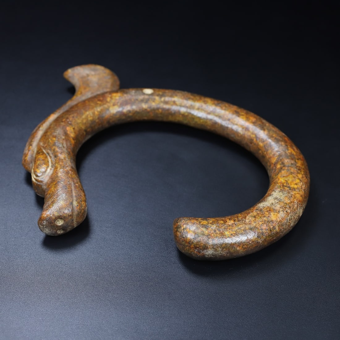 An Exquisite Hemo Jade Dragon - 9