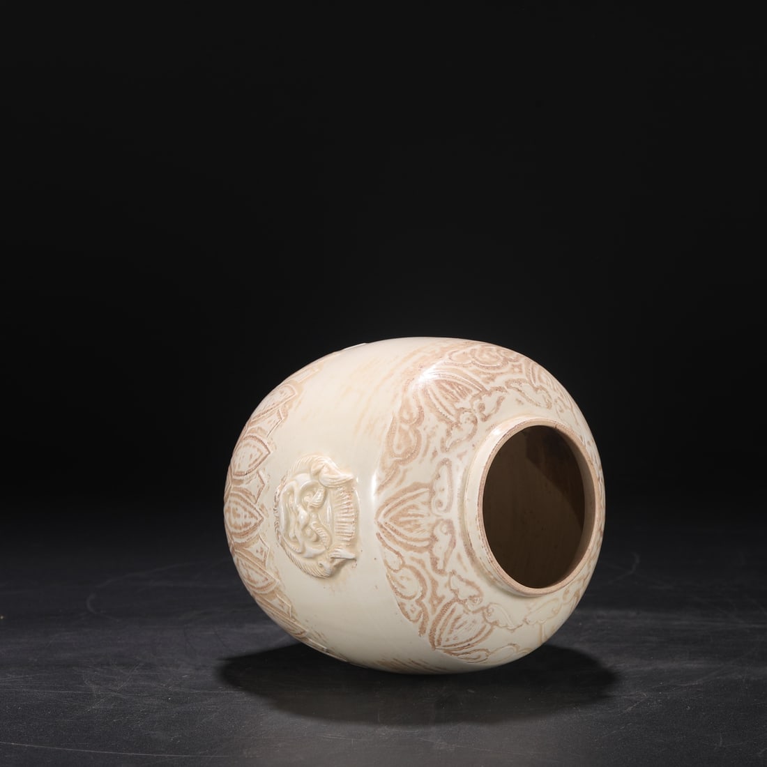 An Exquisite Ding yao Double-Ears Jar - 4