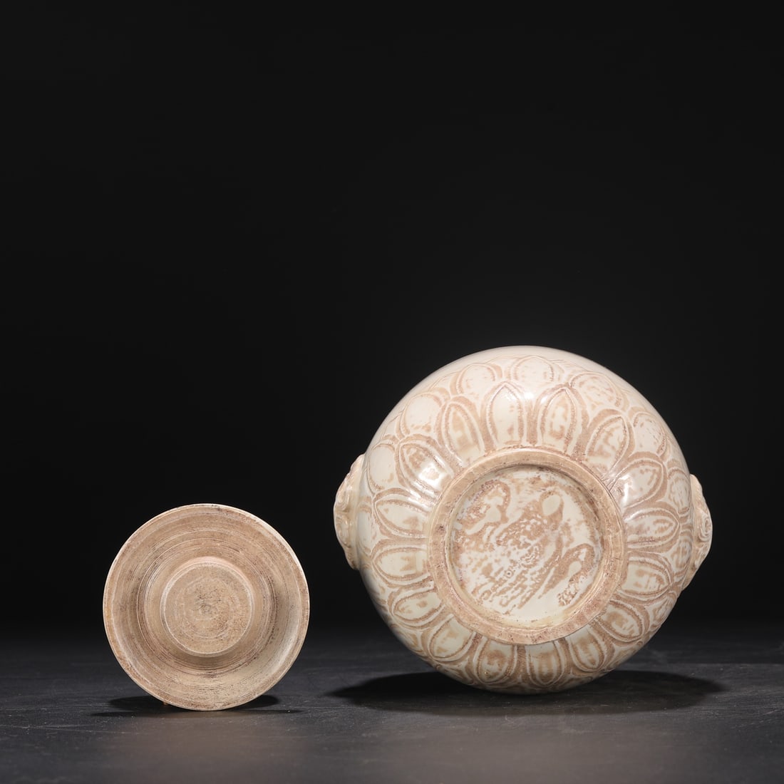 An Exquisite Ding yao Double-Ears Jar - 8
