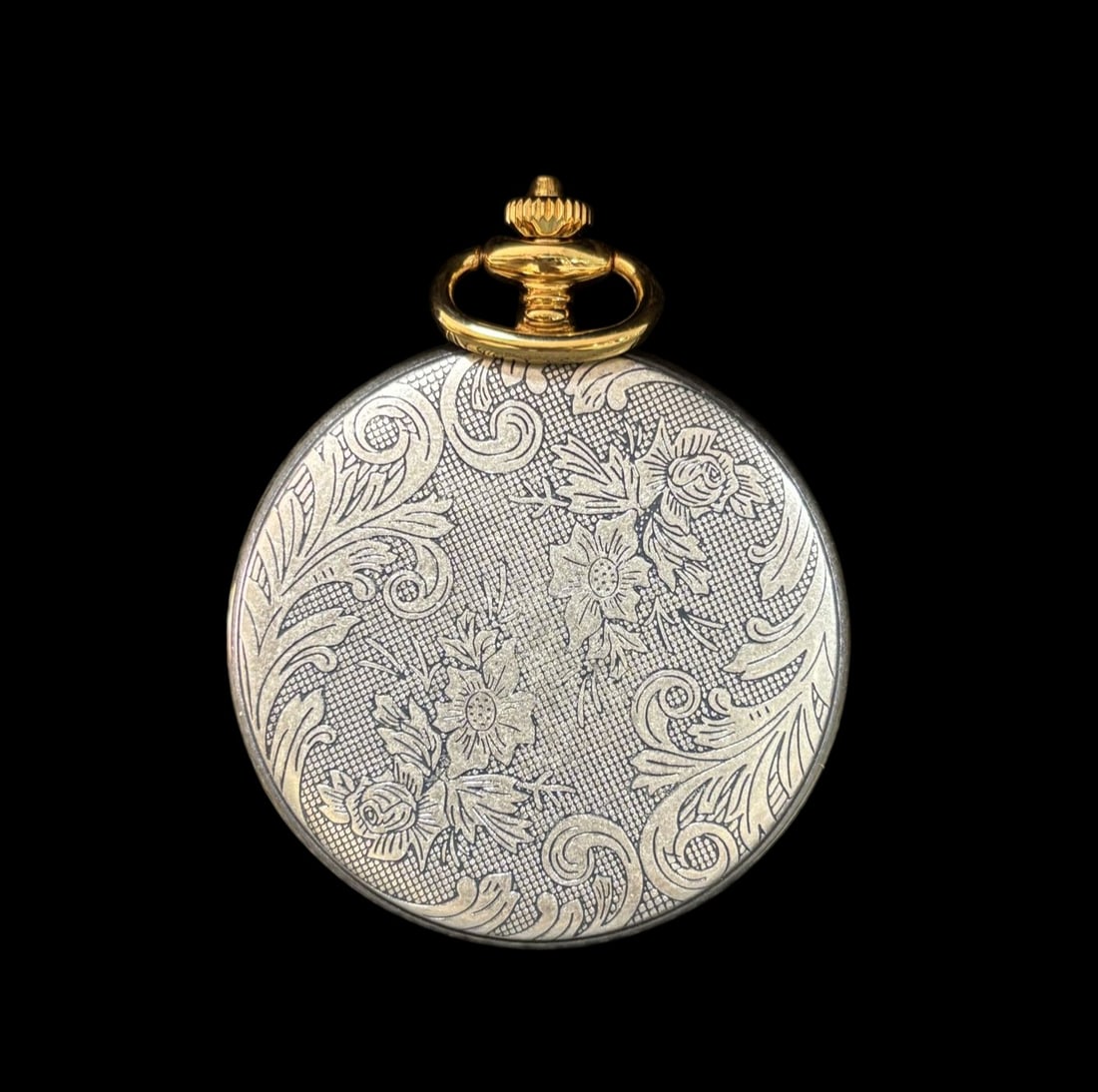 An Exquisite Gilt Bronze Flower Pattern Pocket watch - 2