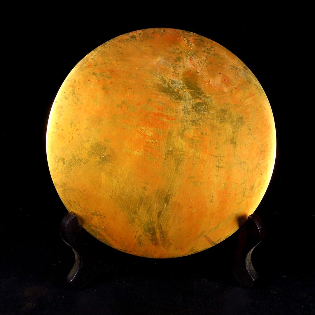 An Exquisite Gilt Bronze Round Mirror - 4