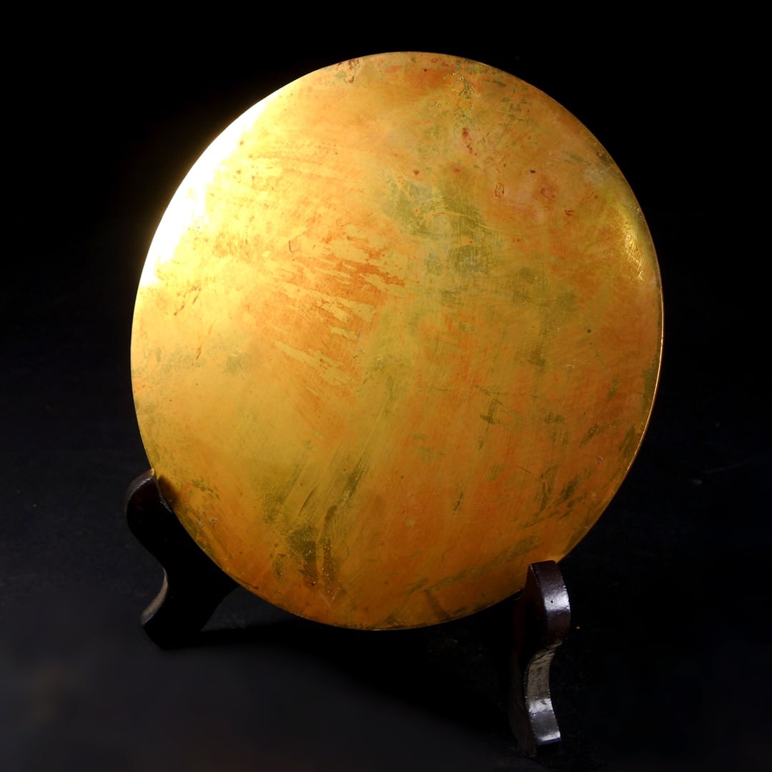 An Exquisite Gilt Bronze Round Mirror - 7