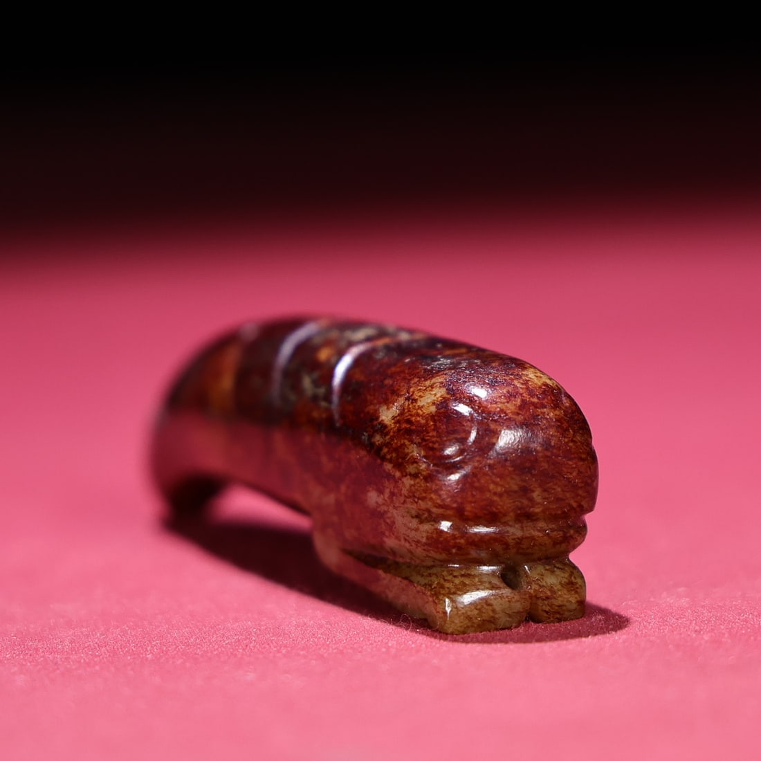 An Exquisite White Jade Hand Piece - 5
