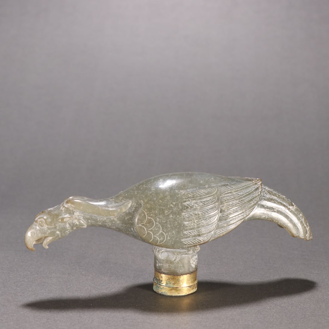 An Exquisite White Jade Dragon and Phoenix Pattern Ornament - 3