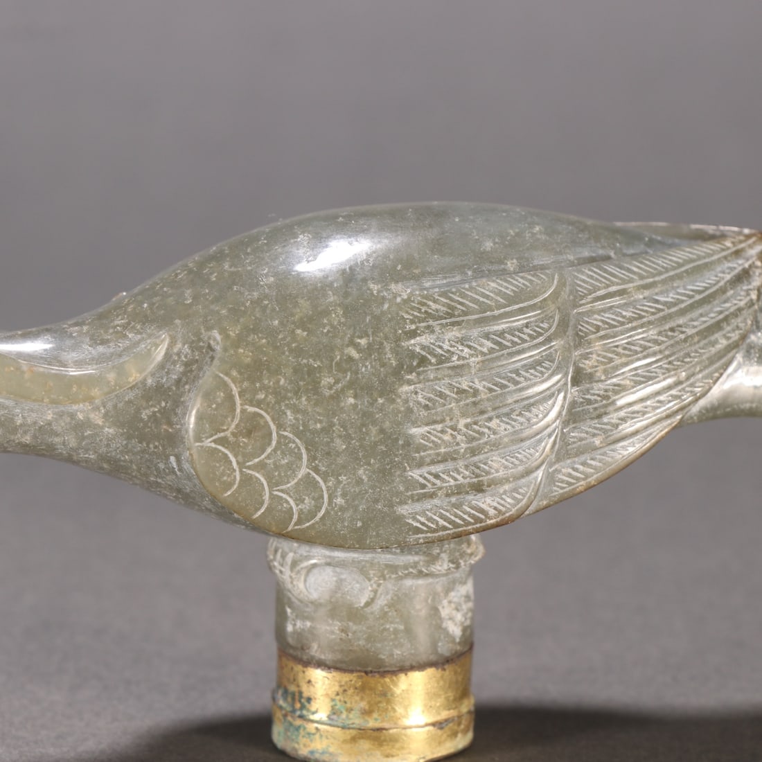 An Exquisite White Jade Dragon and Phoenix Pattern Ornament - 4
