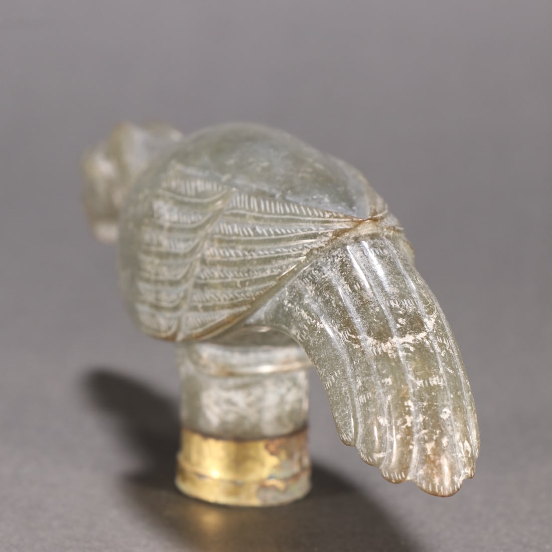 An Exquisite White Jade Dragon and Phoenix Pattern Ornament - 5