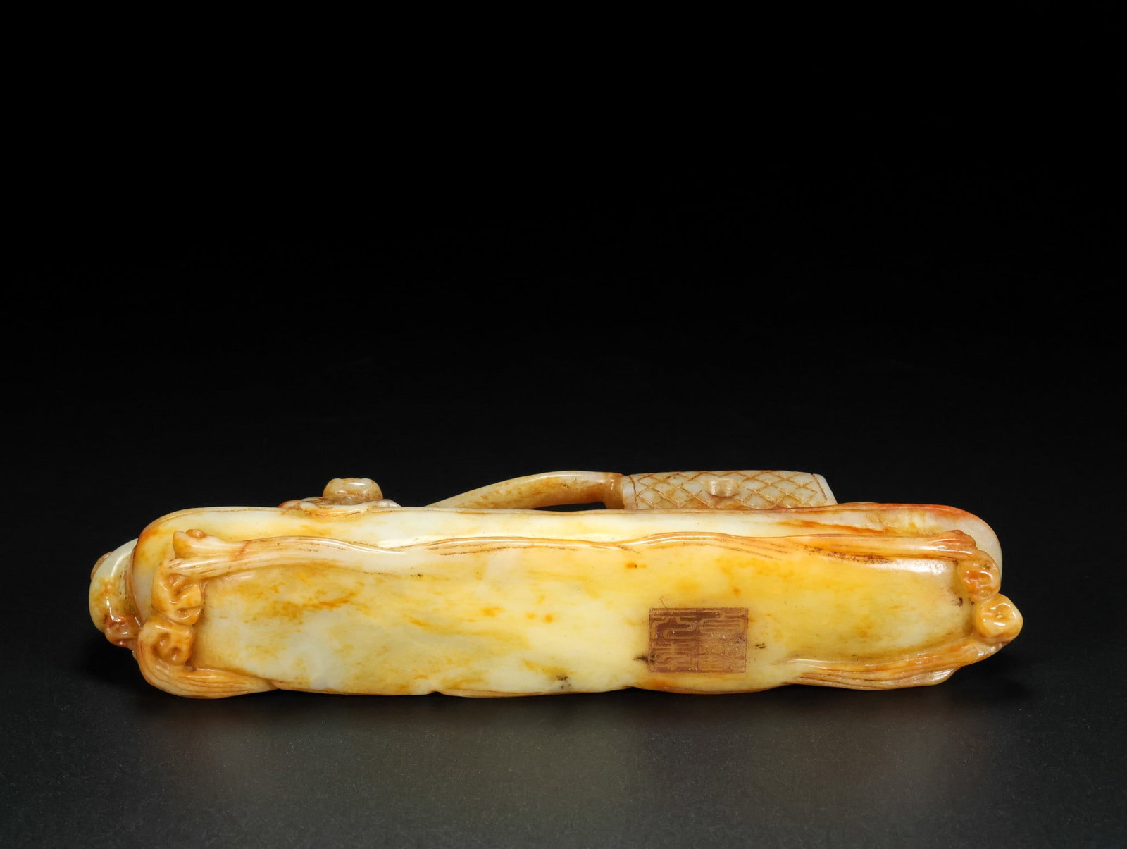 An Exquisite White Jade Character boating Ornament - 9