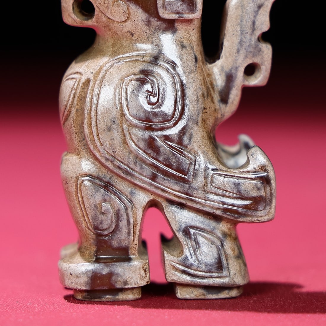 An Exquisite White Jade Bird Pendant - 8