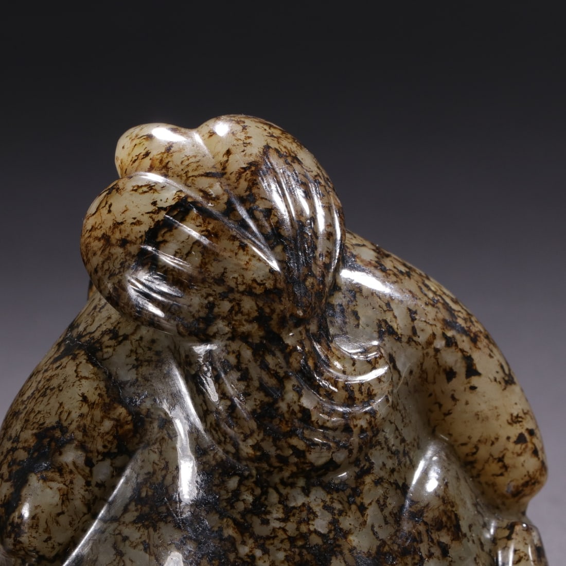 An Exquisite White Jade Bear Ornament - 6