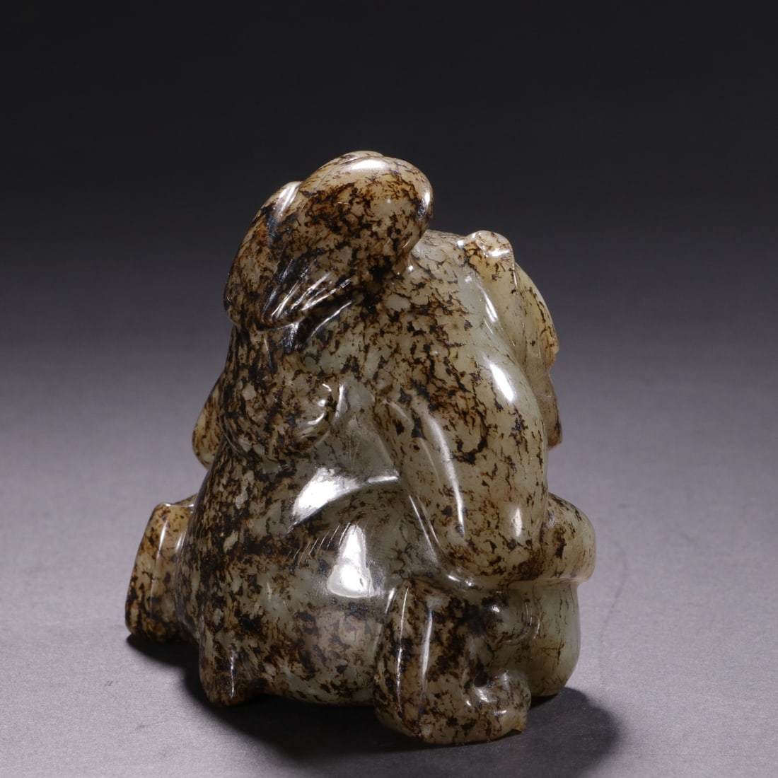 An Exquisite White Jade Bear Ornament - 7