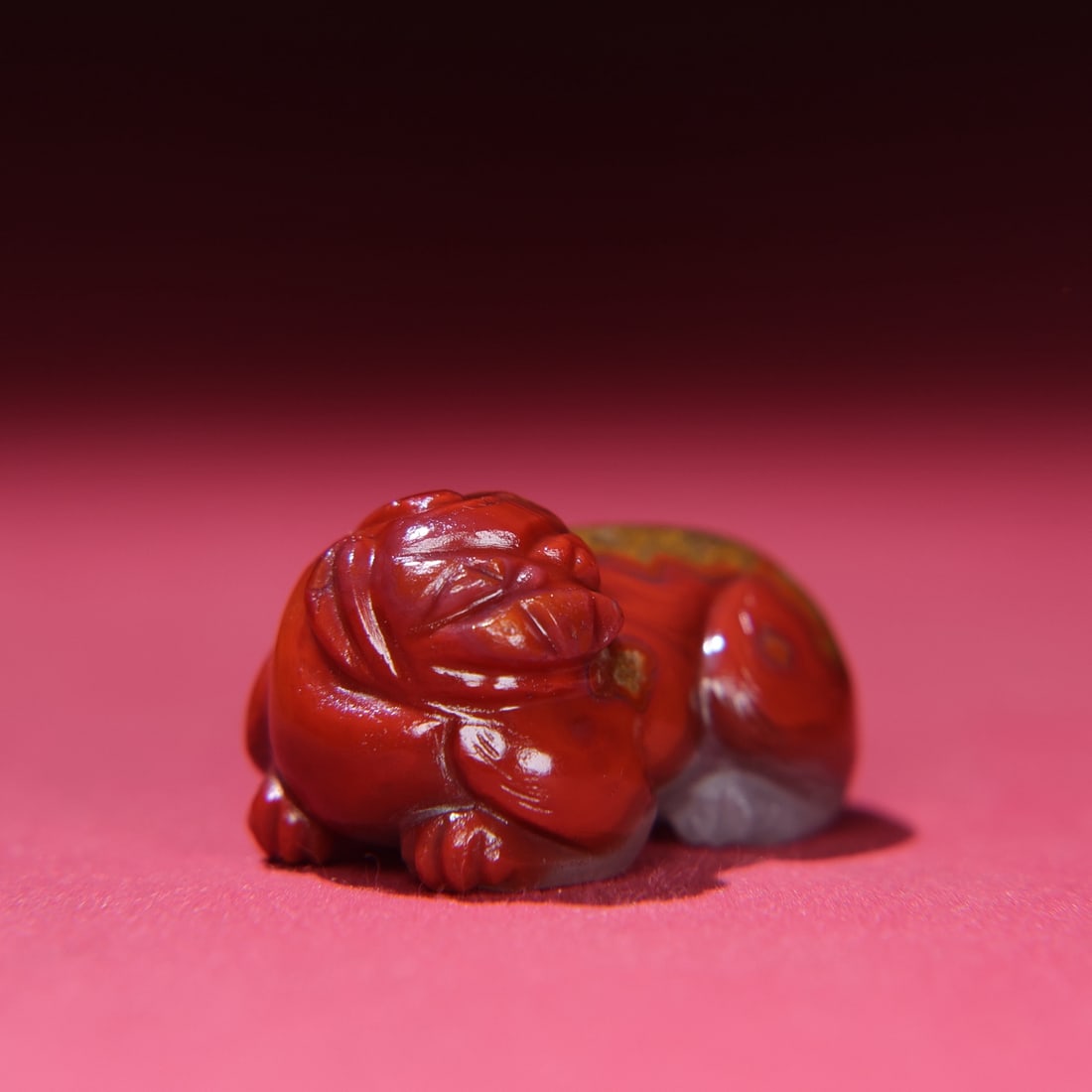An Exquisite Agate Auspicious Beast Ornament - 2