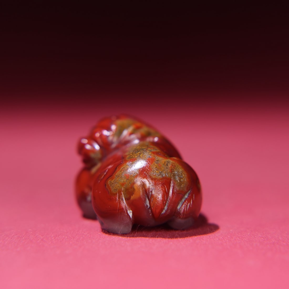 An Exquisite Agate Auspicious Beast Ornament - 5