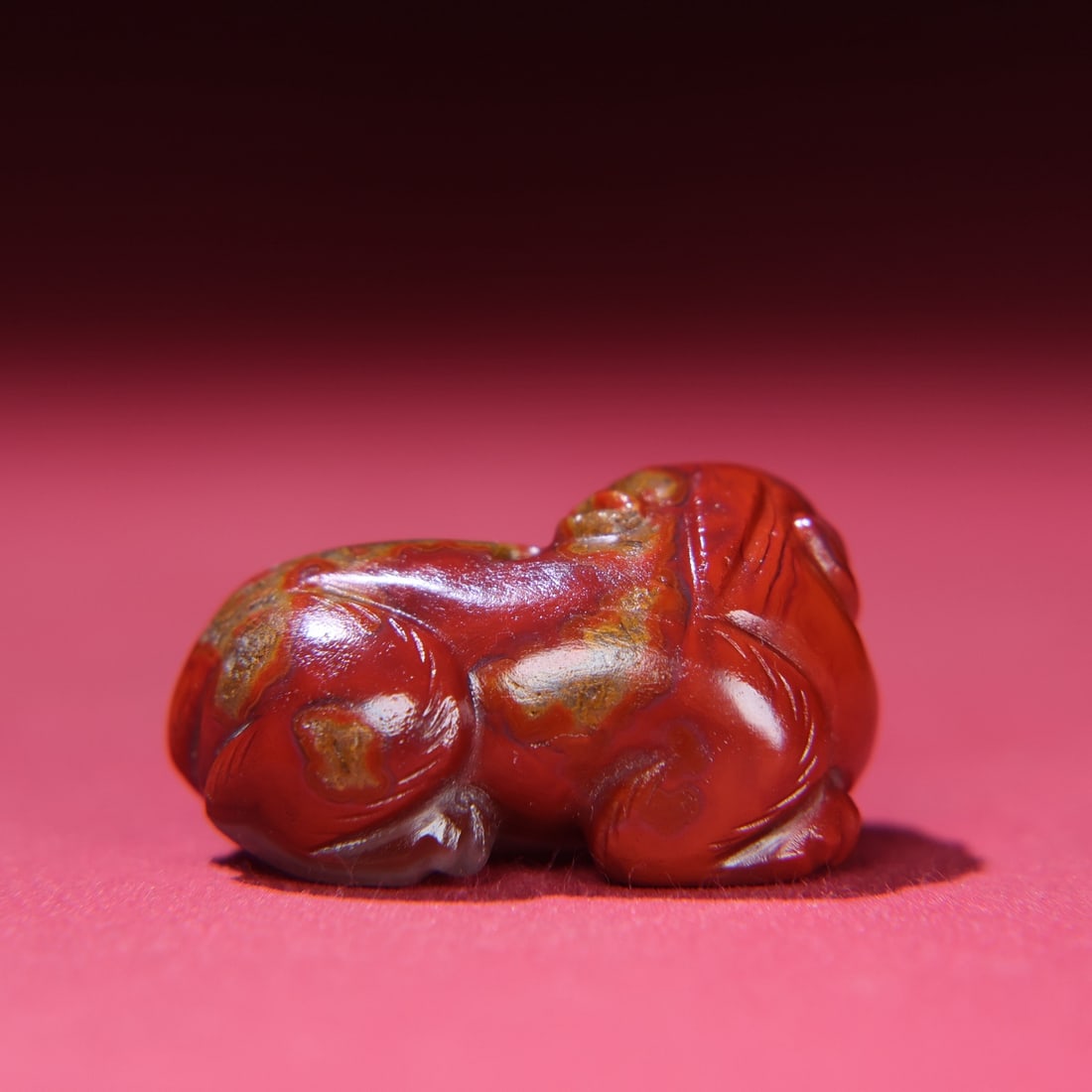 An Exquisite Agate Auspicious Beast Ornament - 7