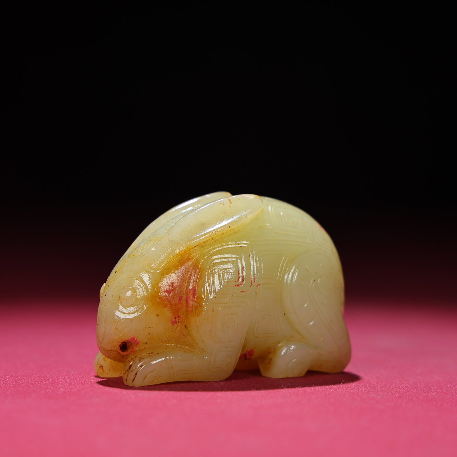 An Exquisite White Jade Rabbit Ornament - 5