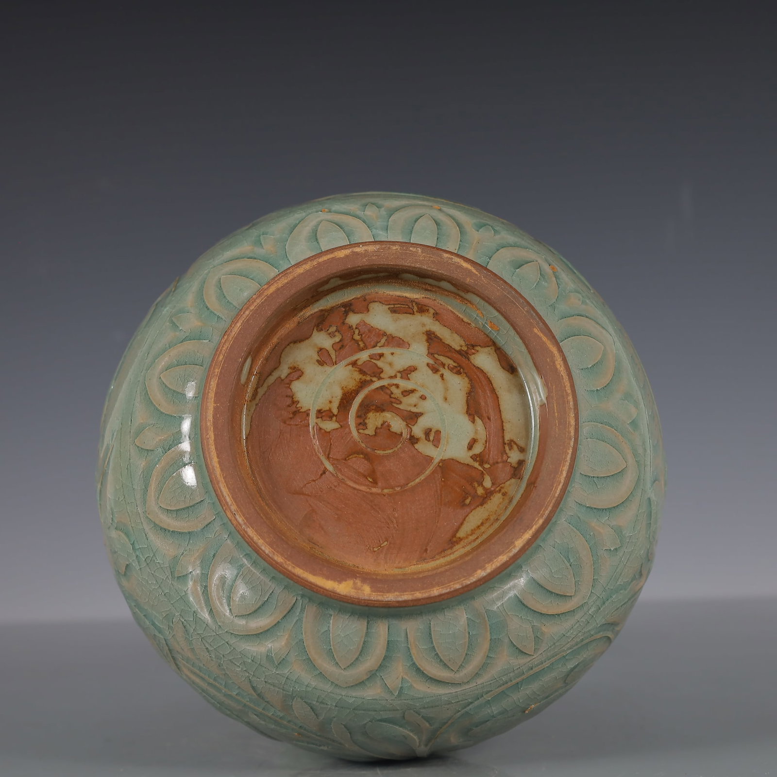A Exquisite Yao zhou yao Flower Pattern Vase - 10