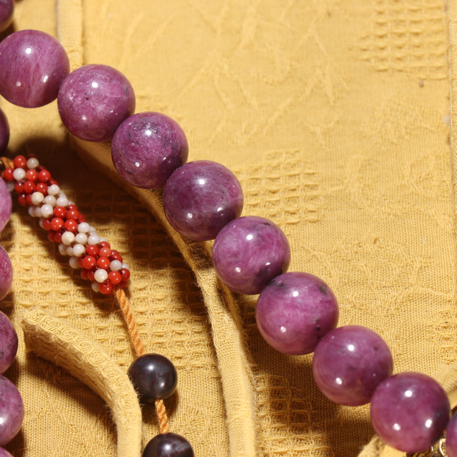 An Exquisite Red Gems Necklace - 7