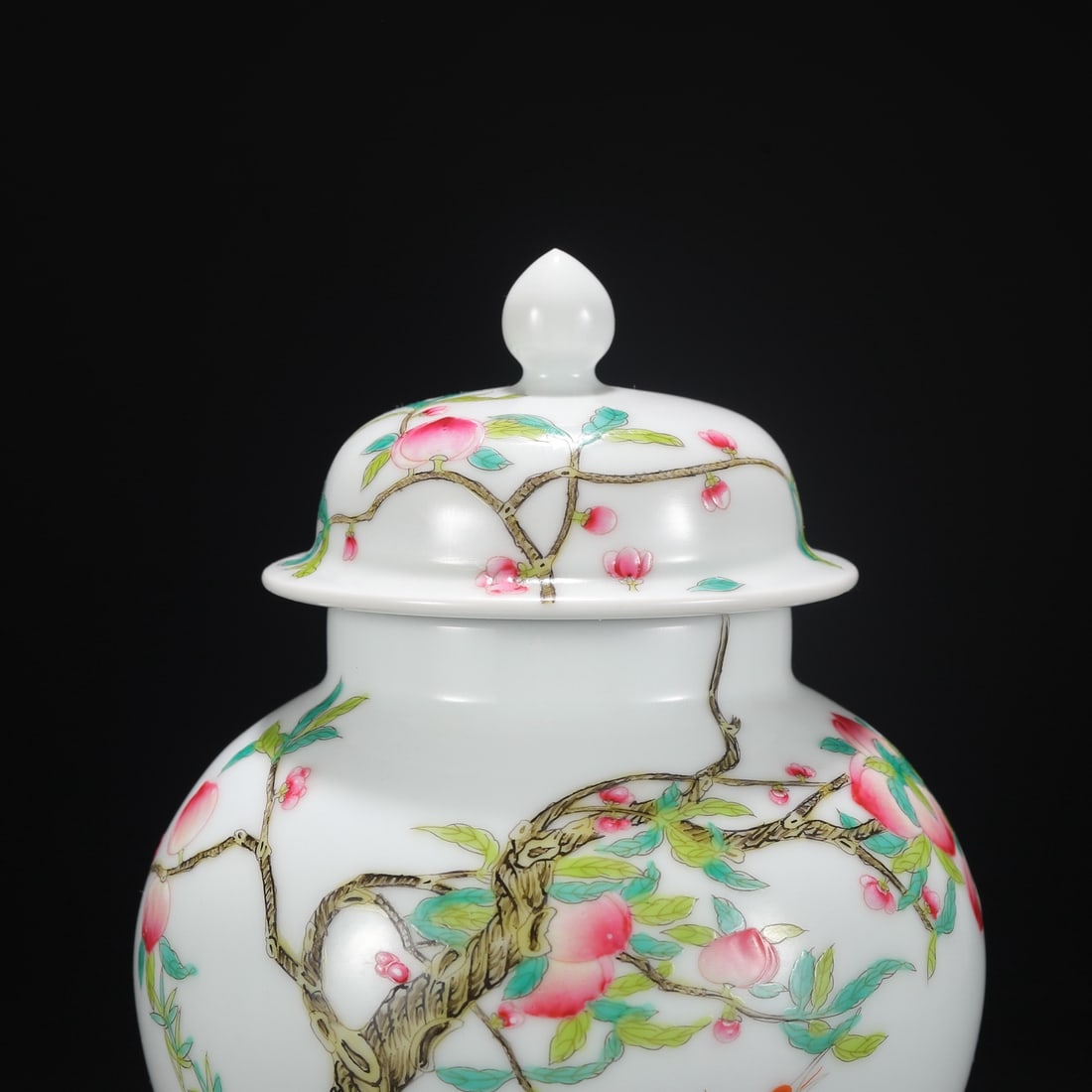An Exquisite Enamel Flower and Bird Pattern Jar - 3