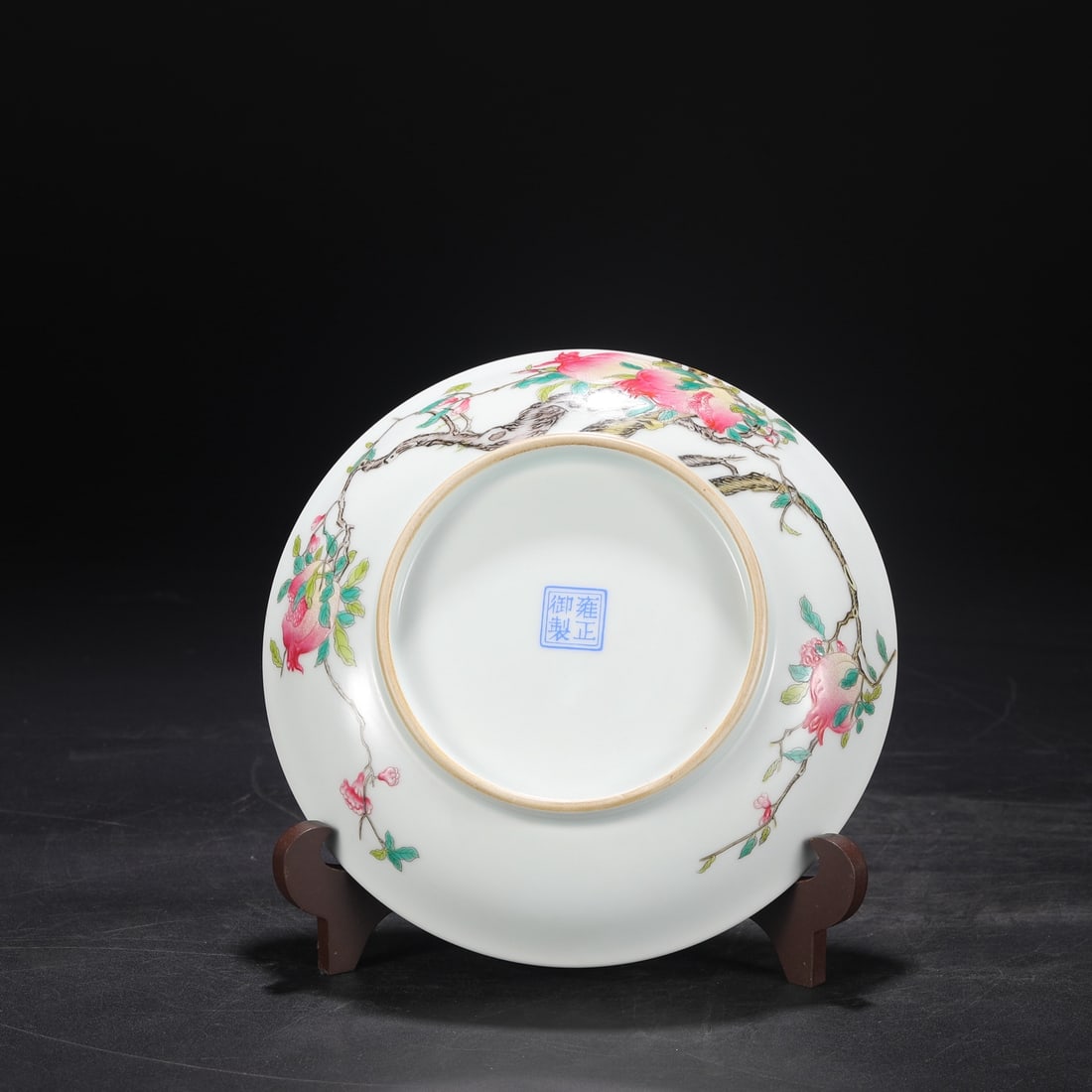An Exquisite Enamel Flower and Fruit Pattern Plate - 6